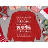 imageTstars Construction Trucks Ugly Christmas Sweater Style Tractors Bulldozers Xmas Kids SweatshirtTrains  Red
