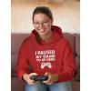 imageTstars Funny Gaming Hoodie for Men  I Paused My Game to Be Here Gamer Gifts Teen Boys ampamp Fans of Video GamesAdult  Red