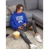 imageTstars Funny Gaming Hoodie for Men  I Paused My Game to Be Here Gamer Gifts Teen Boys ampamp Fans of Video GamesRoyal