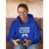 imageTstars Funny Gaming Hoodie for Men  I Paused My Game to Be Here Gamer Gifts Teen Boys ampamp Fans of Video GamesRoyal