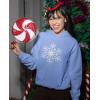 imageTstars Holiday Snowflake Hoodie for Women  Festive Christmas Pullover Sweatshirt for Teen Girls ampamp Winter OutfitsSnowflake  California Blue