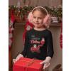 imageTstars Im Digging Christmas Tractor Shirt for Toddler Boys Ugly Snow Plough Long Sleeve Xmas Construction Kids TeeExcavator  Black