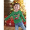 imageTstars Im Digging Christmas Tractor Shirt for Toddler Boys Ugly Snow Plough Long Sleeve Xmas Construction Kids TeeExcavator  Green