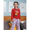 imageTstars Im Digging Christmas Tractor Shirt for Toddler Boys Ugly Snow Plough Long Sleeve Xmas Construction Kids TeeRed