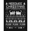 imageTstars Meeowee Christmas Ugly Sweater  Cute Xmas Party Off Shoulder SweatshirtBlack