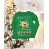 imageTstars Spongebob Ugly Christmas Sweater Shirt  Funny Long Sleeve Holiday Tee for Youth Boys ampamp GirlsGreen