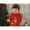 imageTstars Tree Rex Kids Ugly Christmas Shirt Tacky Sweater Style Funny Xmas Holiday Long Sleeve TShirt for Toddler KidsGift  Red