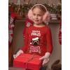 imageTstars Tree Rex Kids Ugly Christmas Shirt Tacky Sweater Style Funny Xmas Holiday Long Sleeve TShirt for Toddler KidsPaws  Red