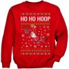 imageTstars Merry Swishmas Basketball Sweatshirt for Kids  Youth Ugly Christmas Sweater Style PulloverHoop  Red