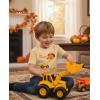 imageTstars Im Digging Thanksgiving Kids Shirt  Cute Turkey Tractor TShirt for Toddler Boys ampamp Girls Holiday OutfitLatte