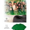 imageTstars St Patricks Day Irish Clover Floss Leprechaun Youth Kids Long Sleeve TShirtBlack