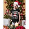 imageTstars Santa Floss Dancing Kids Christmas Shirt Funny Holiday Ugly Xmas Sweater TShirt for Youth Boys GirlsFloss  Black