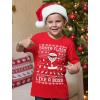 imageTstars Santa Floss Dancing Kids Christmas Shirt Funny Holiday Ugly Xmas Sweater TShirt for Youth Boys GirlsFloss  Red