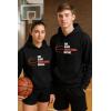 imageTstars Basketball Hoodie for Men  Eat Sleep Ball Repeat Pullover  Gift for Coaches Players and FansBlack