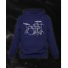 imageTstars Drum Hoodie for Men and Teen Boys  Gift for Drummers ampamp Musicians  Pullover for Music Lovers ampamp Band MembersBlue