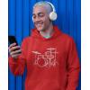 imageTstars Drum Hoodie for Men and Teen Boys  Gift for Drummers ampamp Musicians  Pullover for Music Lovers ampamp Band MembersRed