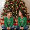 imageTstars Merry Swishmas Boys Basketball Shirt  Funny Ugly Christmas Sweater Style Youth Long Sleeve Holiday TeeGreen