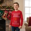 imageTstars Merry Swishmas Boys Basketball Shirt  Funny Ugly Christmas Sweater Style Youth Long Sleeve Holiday TeeRed