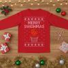 imageTstars Merry Swishmas Boys Basketball Shirt  Funny Ugly Christmas Sweater Style Youth Long Sleeve Holiday TeeRed