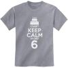 imageTstars Birthday Cake Shirt I Cant Keep Calm Im 6 Childrens Cute Kids TShirtGray