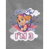 imageTstars Paw Patrol Skye Girls 3rd Birthday Gift 34 Sleeve Baseball Jersey Toddler ShirtPurple