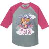 imageTstars Paw Patrol Skye Girls 3rd Birthday Gift 34 Sleeve Baseball Jersey Toddler ShirtPink