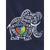 imageTstars Autism Awareness Elephant Toddler Kids TShirtNavy