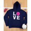 imageTstars Volleyball Hoodie for Teen Girls and Women  Athletic Sports Pullover Gift for Players Coaches ampamp FansBlue