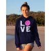 imageTstars Volleyball Hoodie for Teen Girls and Women  Athletic Sports Pullover Gift for Players Coaches ampamp FansBlue