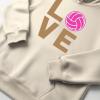 imageTstars Volleyball Hoodie for Teen Girls and Women  Athletic Sports Pullover Gift for Players Coaches ampamp FansCream
