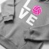 imageTstars Volleyball Hoodie for Teen Girls and Women  Athletic Sports Pullover Gift for Players Coaches ampamp FansGray