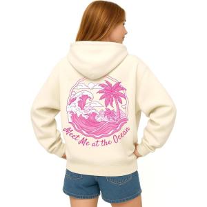 imageTstars Volleyball Hoodies Gifts for Teen Girls Women Fans Team Players Love Sweatshirt HoodieOcean  Cream