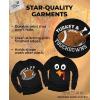 imageTstars Silly Turkey Face Mens Shirt  Funny Gobble Thanksgiving Long Sleeve Tee for Holiday OutfitsTurkey  Black