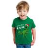 imageTstars Christmas Shirt for Kids Jingle Bell Rawr T Rex Santa Youth Kids TShirtBlack