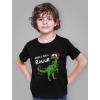 imageTstars Christmas Shirt for Kids Jingle Bell Rawr T Rex Santa Youth Kids TShirtGreen