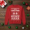 imageTstars Christmas Sweatshirt for Women ampamp Teen Girls  Santa Claws Cat Flamingo  Xmas Holiday PulloverIts Christmas1  Red