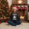 imageTstars Christmas Sweatshirt for Women ampamp Teen Girls  Santa Claws Cat Flamingo  Xmas Holiday PulloverJesus  Black