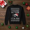 imageTstars Gamer Retro Ugly Christmas Sweater Xmas Party Youth Kids SweatshirtPaused  Black