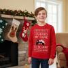 imageTstars Gamer Retro Ugly Christmas Sweater Xmas Party Youth Kids SweatshirtPaused  Red