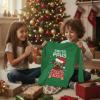 imageTstars Kids Tree Rex Christmas Shirt Funny Ugly Sweater Style Holiday Dino Long Sleeve Tee for ToddlersPaws  Green