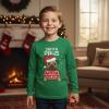 imageTstars Kids Tree Rex Christmas Shirt Funny Ugly Sweater Style Holiday Dino Long Sleeve Tee for ToddlersPaws  Green