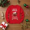 imageTstars Kids Tree Rex Christmas Shirt Funny Ugly Sweater Style Holiday Dino Long Sleeve Tee for ToddlersPaws  Red
