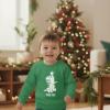 imageTstars Kids Tree Rex Christmas Shirt Funny Ugly Sweater Style Holiday Dino Long Sleeve Tee for ToddlersTrex Tree  Green