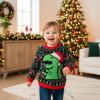 imageTstars Kids Ugly Christmas Sweater  Dino Gamer Merry Swishmas  Funny Holiday Top for Boys ampamp Girls Ugly Xmas Party GiftTrex  Multicolor