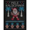 imageTstars Mele Kalikimaka Hawaiian Santa Ugly Christmas Toddler Kids SweatshirtBlack