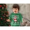 imageTstars Santa Floss Funny Sweatshirt Ugly Christmas Kids Toddler Long Sleeve TShirtLong Sleeve  Green