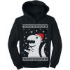 imageTstars Big Trex Santa Ugly Christmas Sweater Style  Children Funny Toddler HoodieBlack
