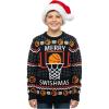 imageTstars Kids Ugly Christmas Sweater  Dino Gamer Merry Swishmas  Funny Holiday Top for Boys ampamp Girls Ugly Xmas Party GiftSwishmas  Multicolor