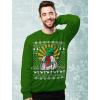 imageTstars  Reptor Jesus Funny Dinosaur T Rex Ugly Christmas Sweater SweatshirtGreen