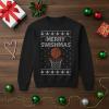 imageTstars Merry Swishmas Basketball Sweatshirt for Men Funny Ugly Xmas Sweater Style Holiday Pullover Gift for PlayersBlack